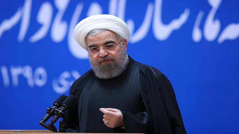 Rûhanî: Emerîka xwe hevrûşî belyeke mezin dê bike